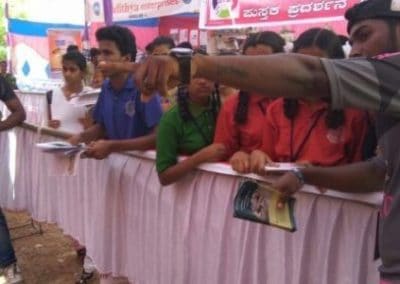 Mio Focusing on Cancer Awareness & Education at Medivision-2017 (Arogya Utsav), Honavar