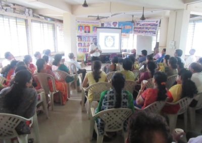 Dr Suresh Rao presented a talk to the staff of life insurance of corporation of india (lic), mangalore division