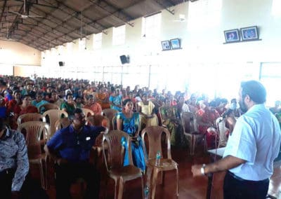 Mangalore Institute of Oncology conducted a health awareness programme for the women at St Sebastian church Permannur