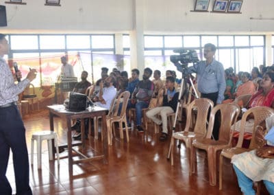Mangalore Institute of Oncology conducted a health awareness programme for the women at St Sebastian church Permannur