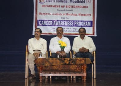 Cancer awareness programme at Alva’s degree College