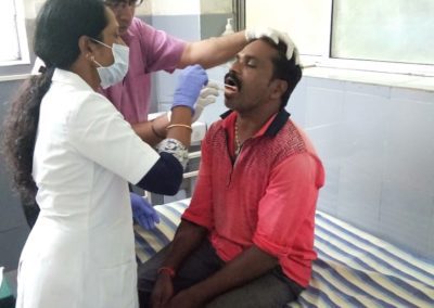 Mangalore Institute of Oncology conducted a free cancer detection camp at Shridevi Hospital