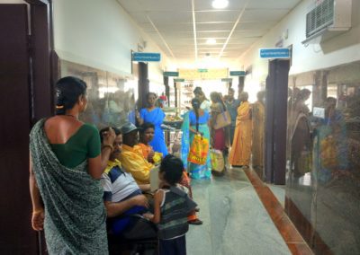 First visit to Chitradurga outreach centre