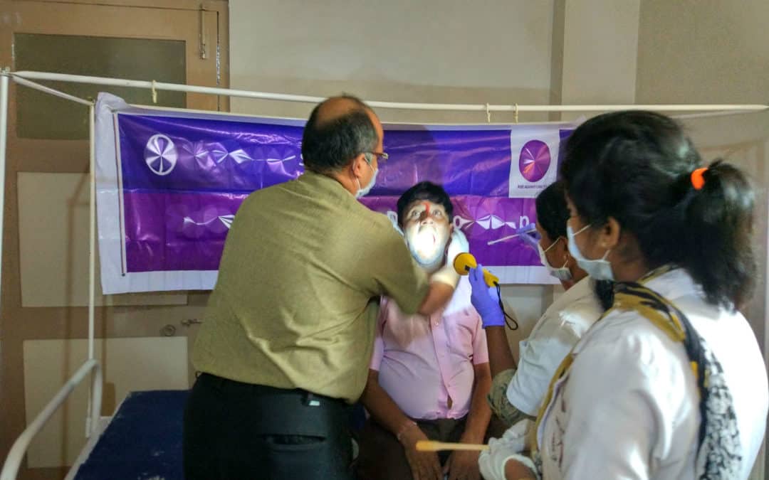 Cancer awareness camp at Thirthahalli