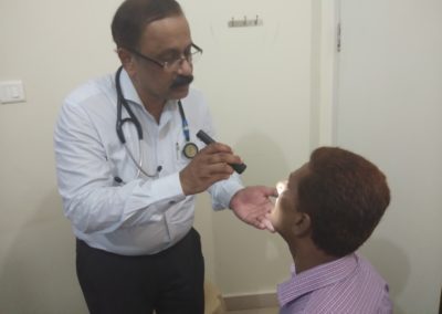 MIO conducts a cancer detection camp