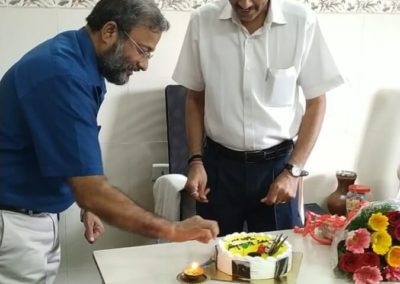 Weekly visit by Dr. D Suresh Rao to SDM Ayurveda