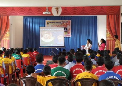Cancer awareness programme for High school students