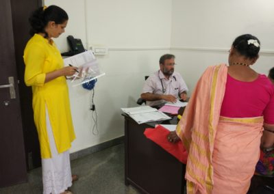 Visit to Outreach centre
