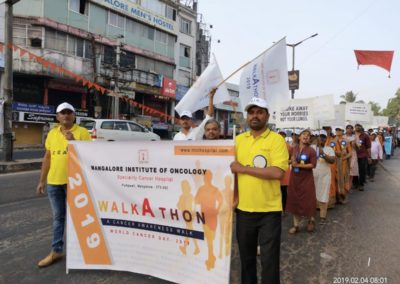 Walkathon by Mangalore Institute of Oncology to commemorate World Cancer Day 2019