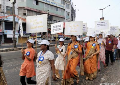 Walkathon by Mangalore Institute of Oncology to commemorate World Cancer Day 2019