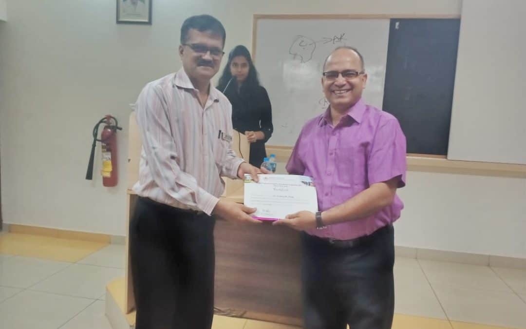 Dr. MS Baliga delivers  a talk at Manipal