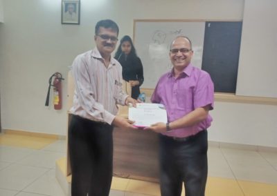Dr. MS Baliga delivers a talk at Manipal