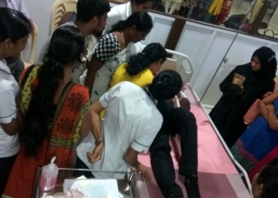 Hands on training for Colostomy care