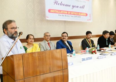 Installation day at the Rotary Club