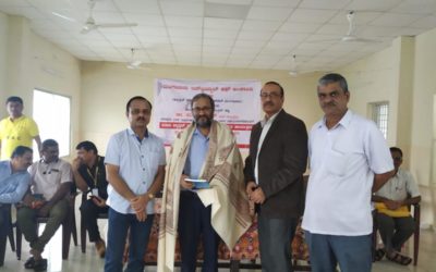 A cancer screening camp conducted at Sub-divisional Hospital, Sagar, Shivamogga