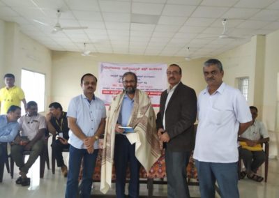 A cancer screening camp conducted at Sub-divisional Hospital, Sagar, Shivamogga