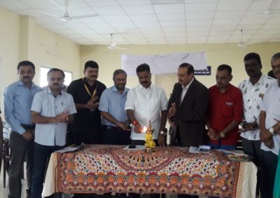 A cancer screening camp conducted at Sub-divisional Hospital, Sagar, Shivamogga