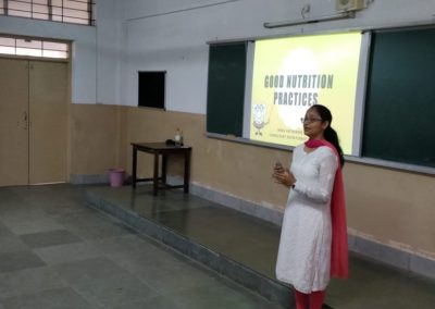 Ms. Rhea D’souza at St Agnes College, Mangalore