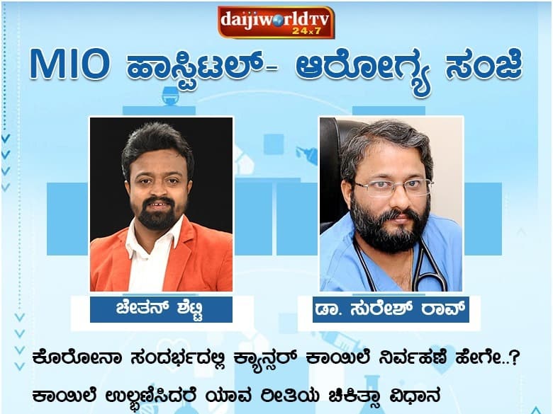 Dr. Suresh Rao, Director MIO gave a series of television talks at various channels
