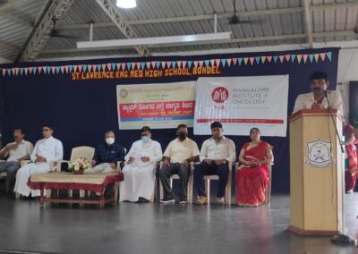Cancer awareness talk at Bondel