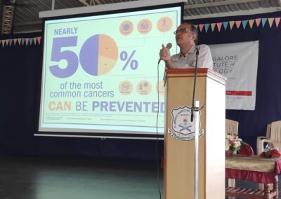 Cancer awareness talk at Bondel