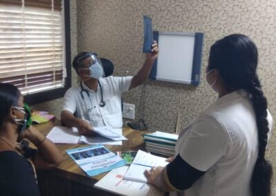 Visit to Outreach centres
