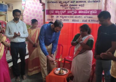 Breast Cancer Awareness talk at Bagambilla, Kumpala