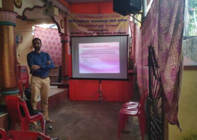 Breast Cancer Awareness talk at Bagambilla, Kumpala