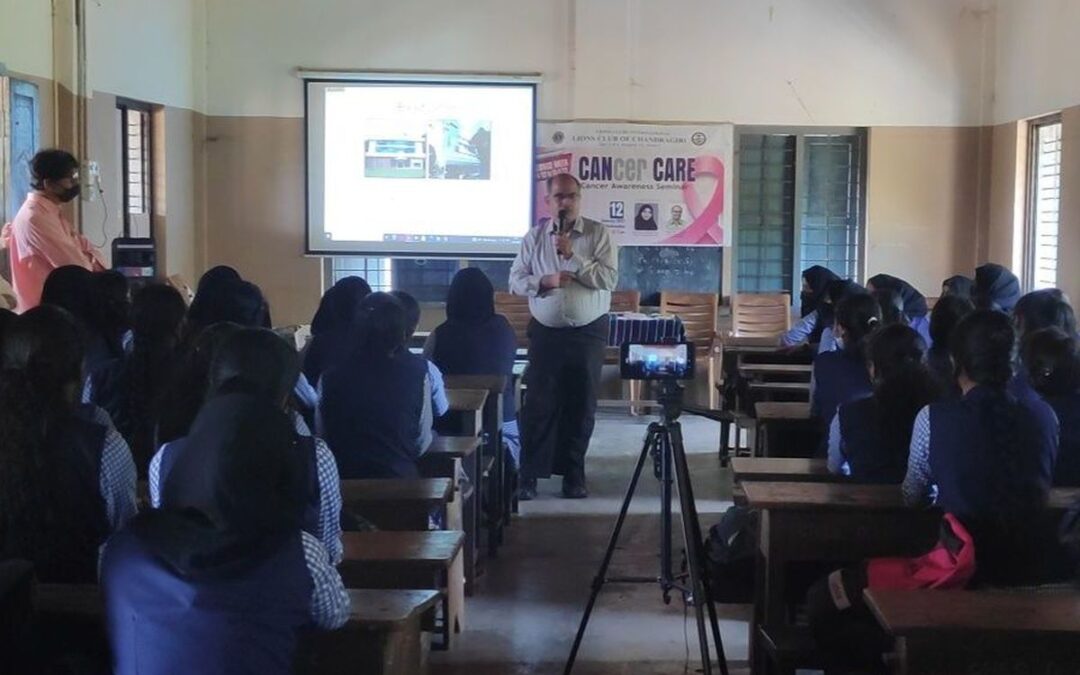 Cancer Awareness talk at Chattanchal, Kasargod